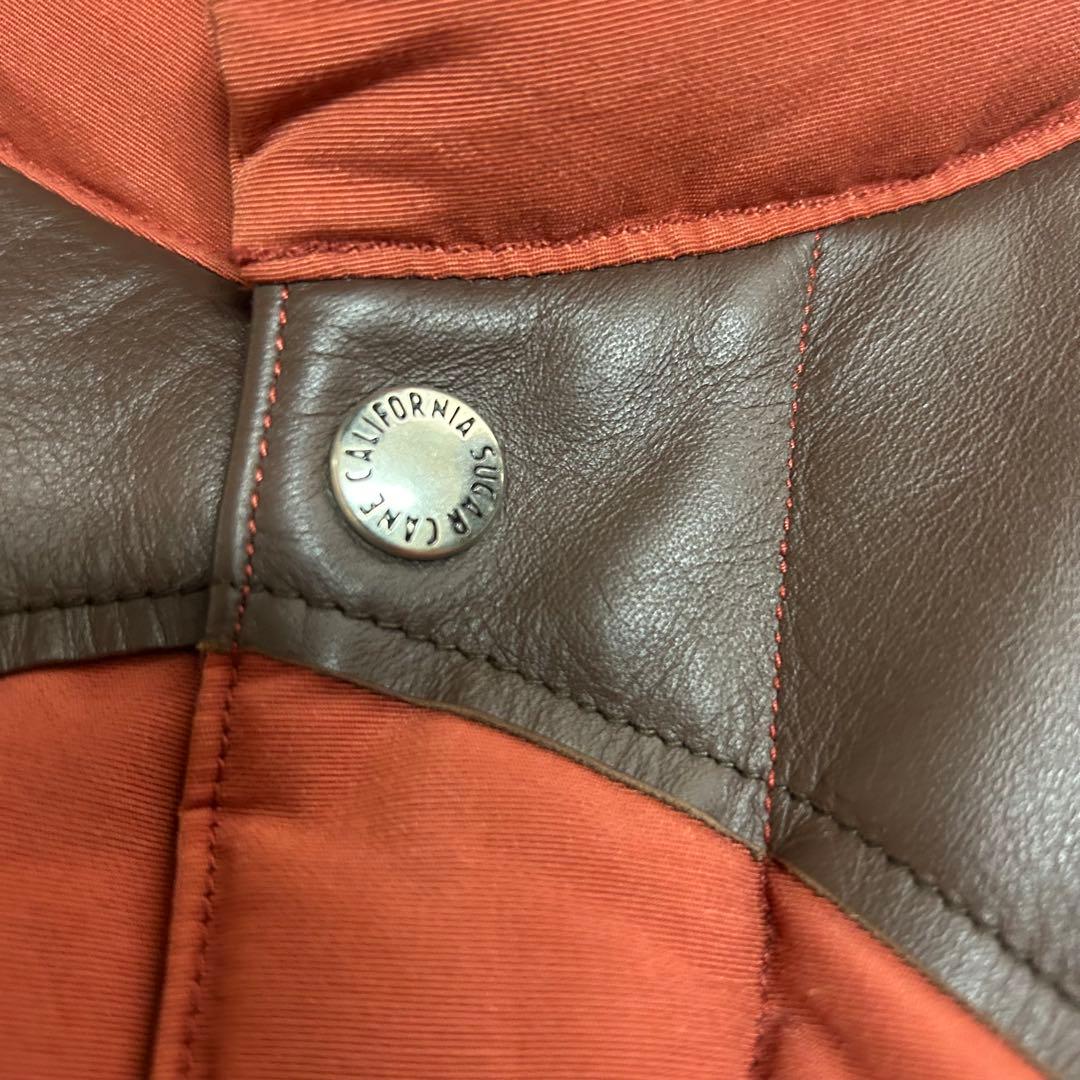 美品✨sugar cane ダウンベストダウン80% M 極暖 肉厚 軽量牛革