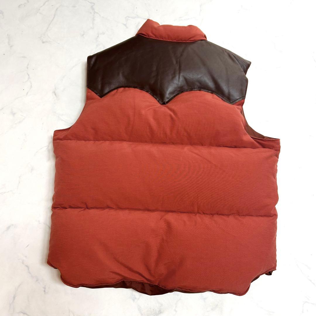 美品✨sugar cane ダウンベストダウン80% M 極暖 肉厚 軽量牛革