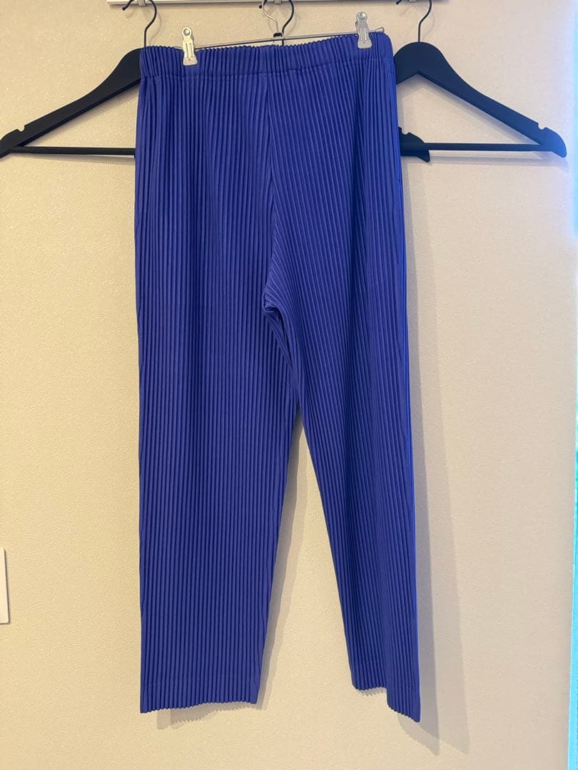 HOMME PLISSE パンツ　viola violet 2
