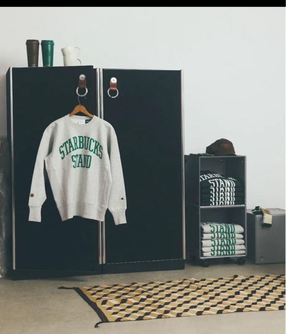 【即完・希少】STARBUCKS by BEAMS Champion リバース
