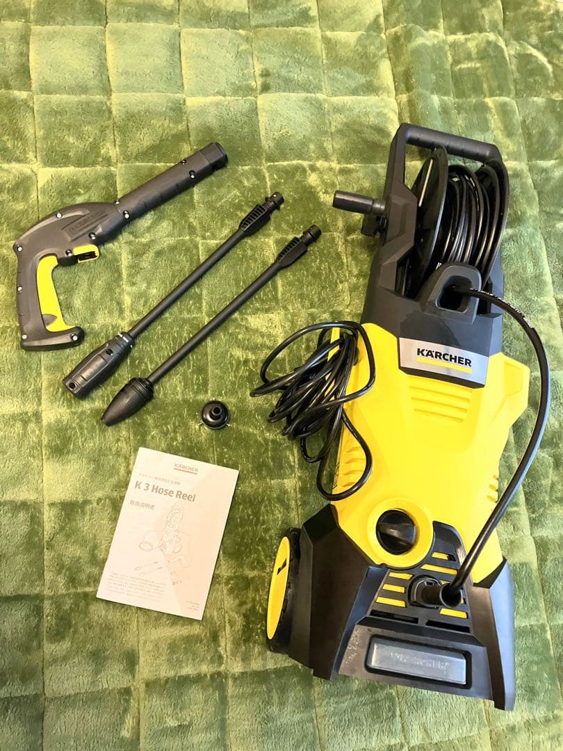【使用1回】高圧ホースなしKARCHER K 3 Hose Reel 高圧洗浄機