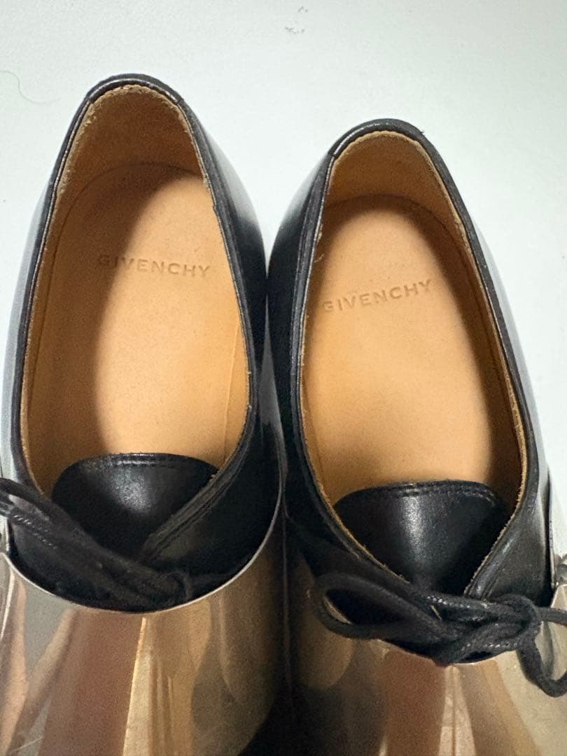 レア ジバンシGivenchy 2013awメタルプレートドレスシューズ42美品