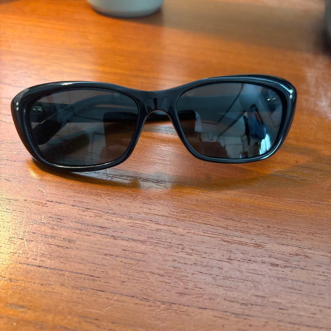 60's フレンチヴィンテージ　ブラック セルロイド　サングラス(コグマ)