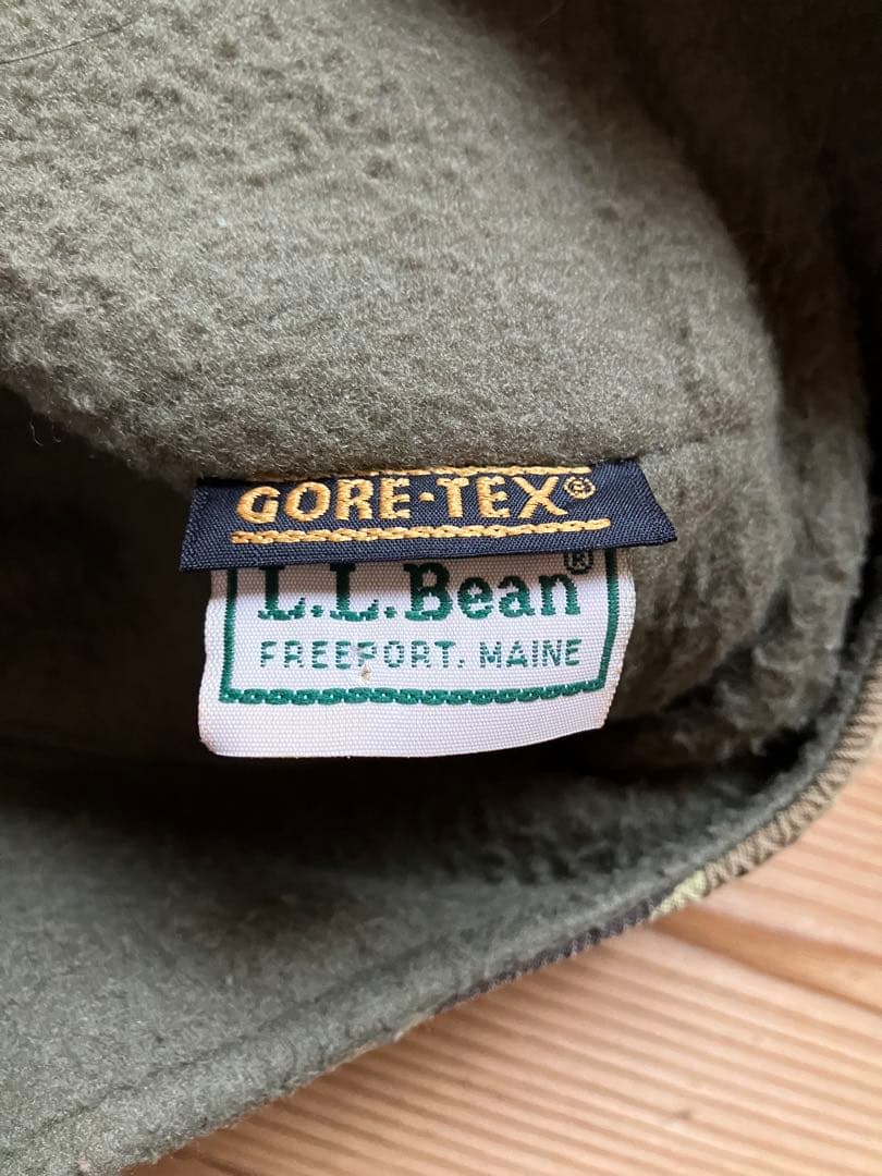 GORE-TEX 迷彩柄耳あて付きキャップ　ビンテージ