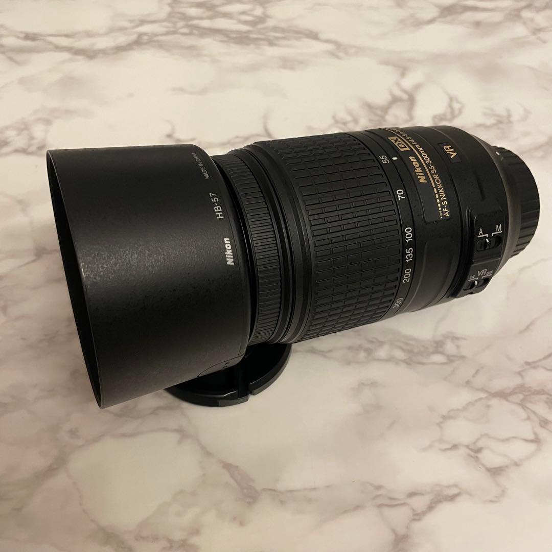 美品 Nikon AF-S 55-300mm VR⭐️望遠レンズ ニコン