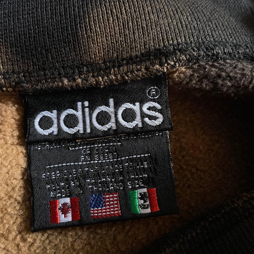 80's“万国旗タグ”adidas“鬼フェード”boro sweat