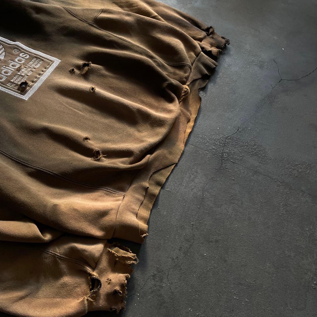 80's“万国旗タグ”adidas“鬼フェード”boro sweat