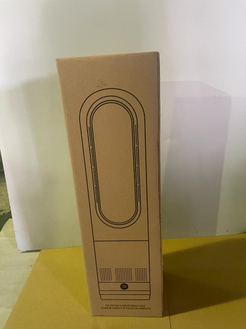 夏も冬も大活躍✨扇風機 羽なし タワーファン ８段階送風 3段階温風切替