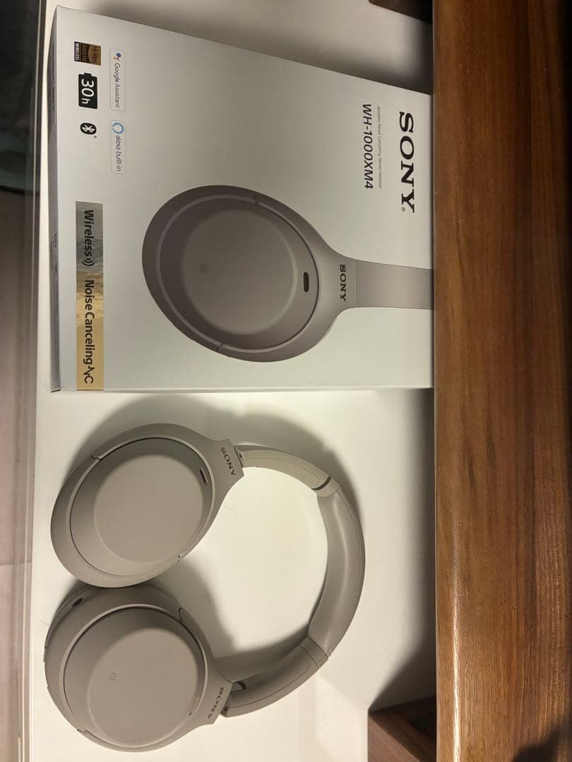 SONY WH-1000XM4 ワイヤレスヘッドホン グレー ゆゆゆ