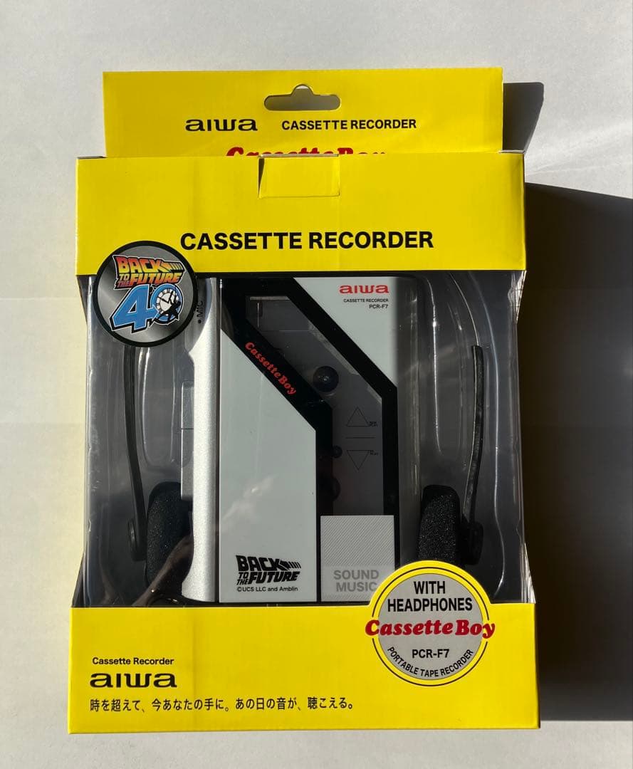 バック・トゥ・ザ・フューチャー aiwa カセットレコーダー PCR-T7