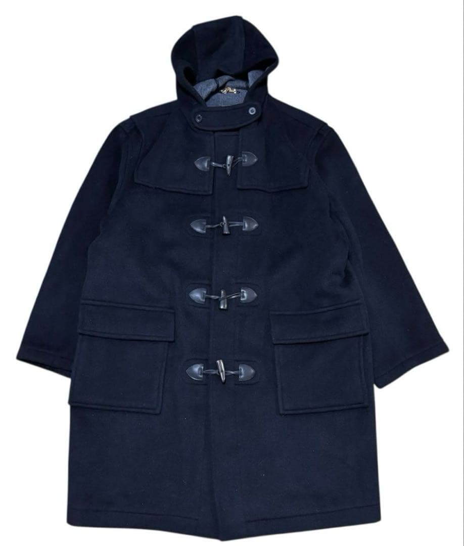 70s 80s brooks brothers ウール ダッフルコート ブラック