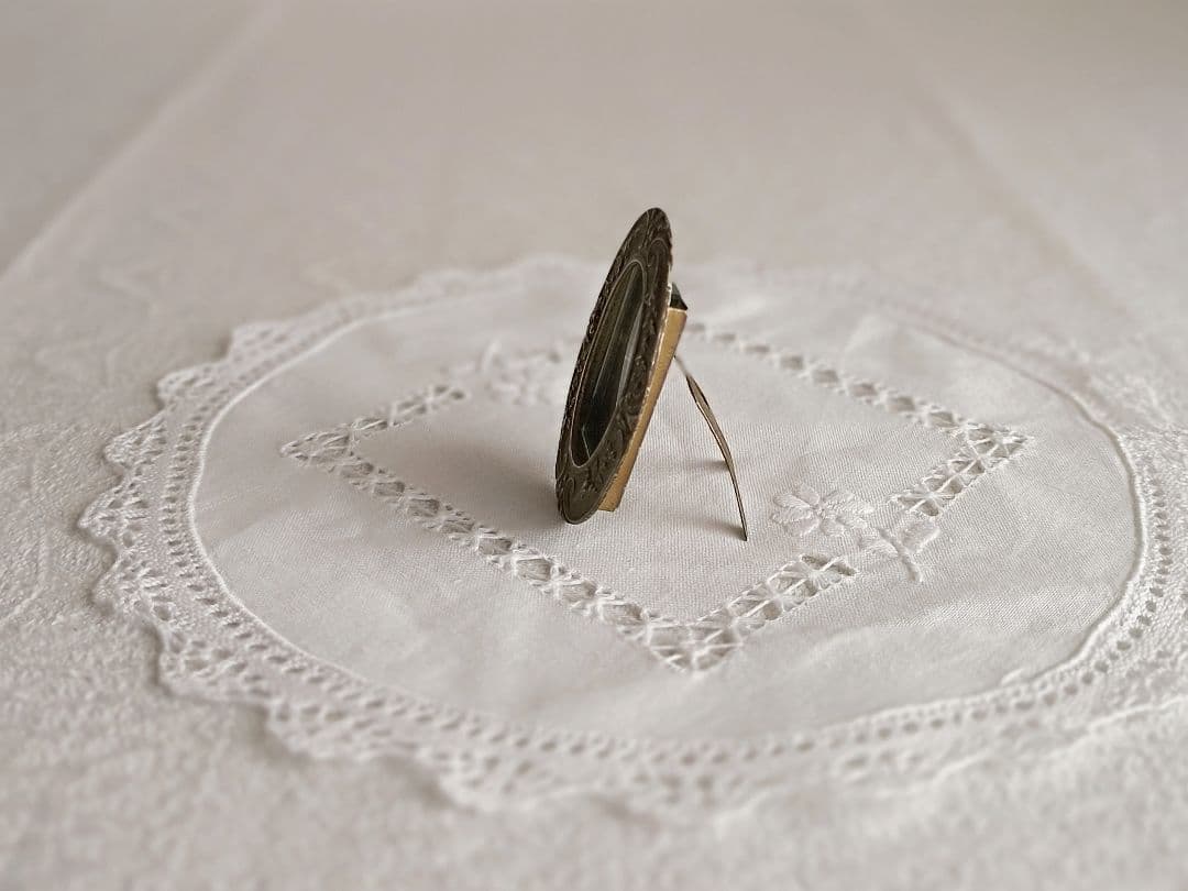 * antique flame ୨୧* オーバル型 かわいいアンティークフレーム