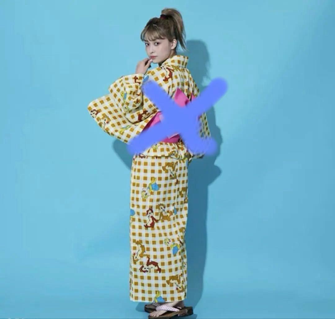 パニカムトーキョー☆ディズニー☆チップ&デール☆クラリス☆ディズニー浴衣