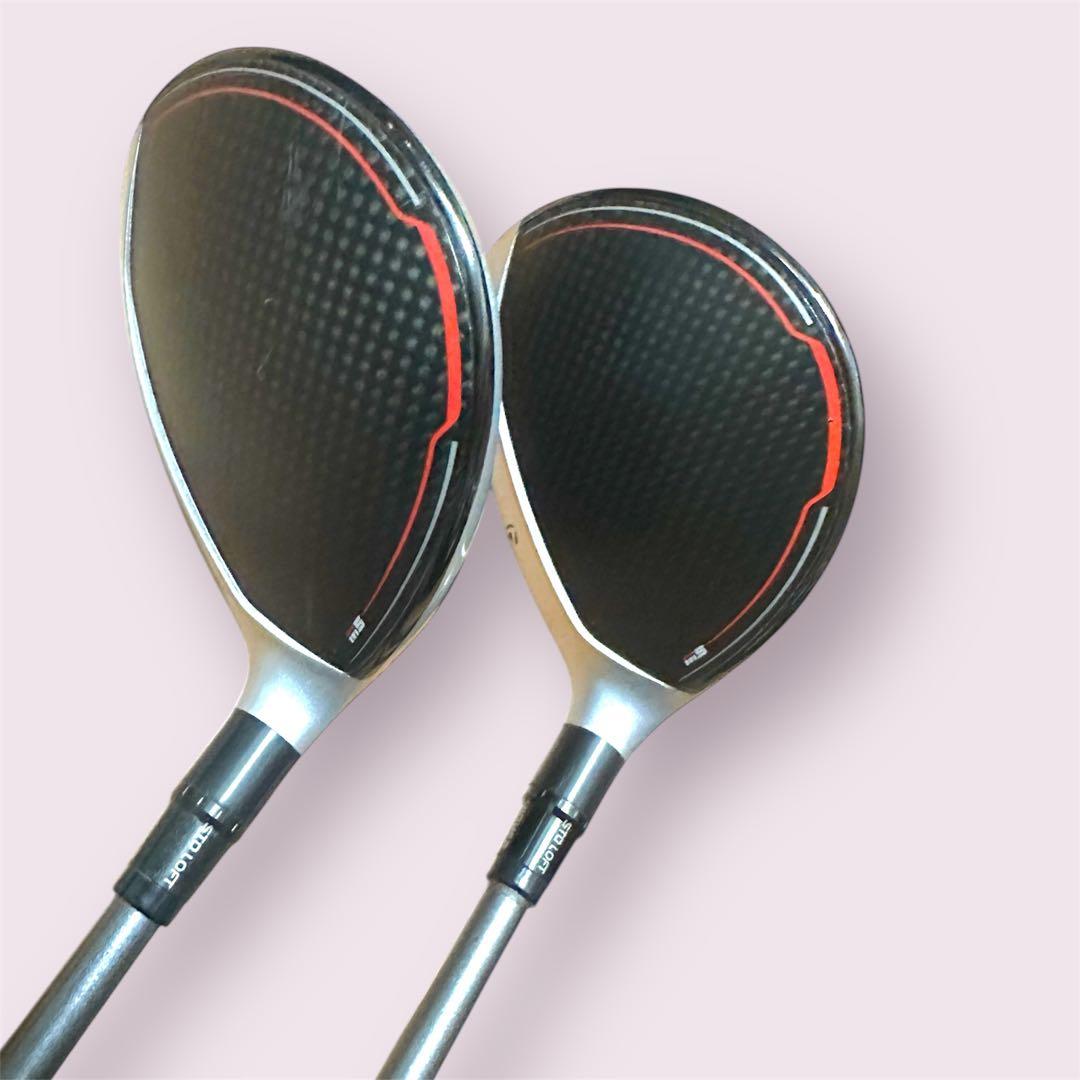 テーラーメイド フェアウェイウッドM5 3W 5W ツアーAD XC 6s