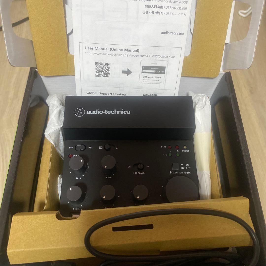 audio-technica AT-UMX3 USBオーディオミキサー