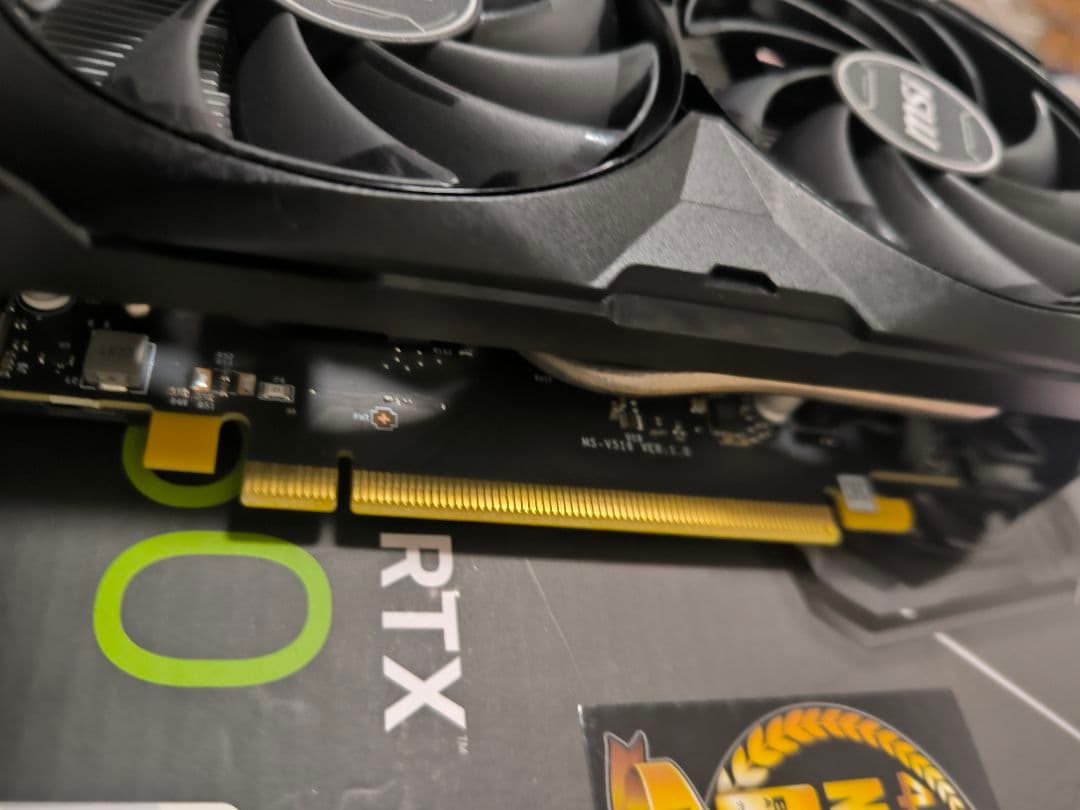 【美品】MSI GeForce RTX 4060 Ventus 2X