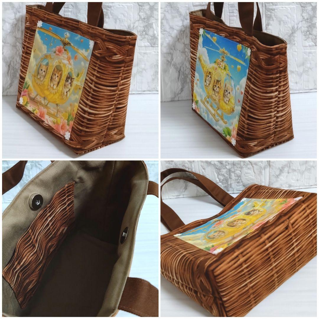 【2個口目】ミニトートバッグ　ガーゼハンカチ