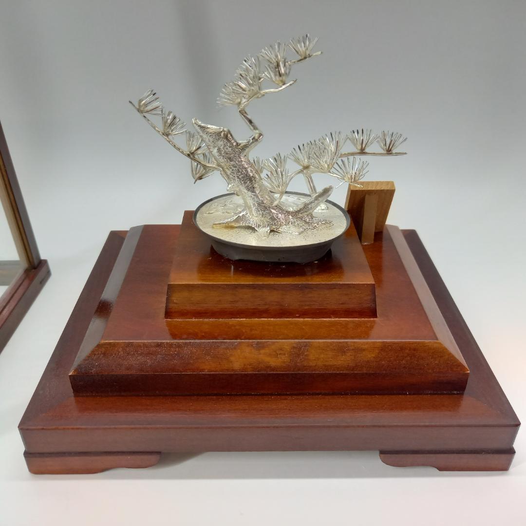 【純銀製】盆栽 松《光則 作》｜伝統工芸の美を宿す逸品