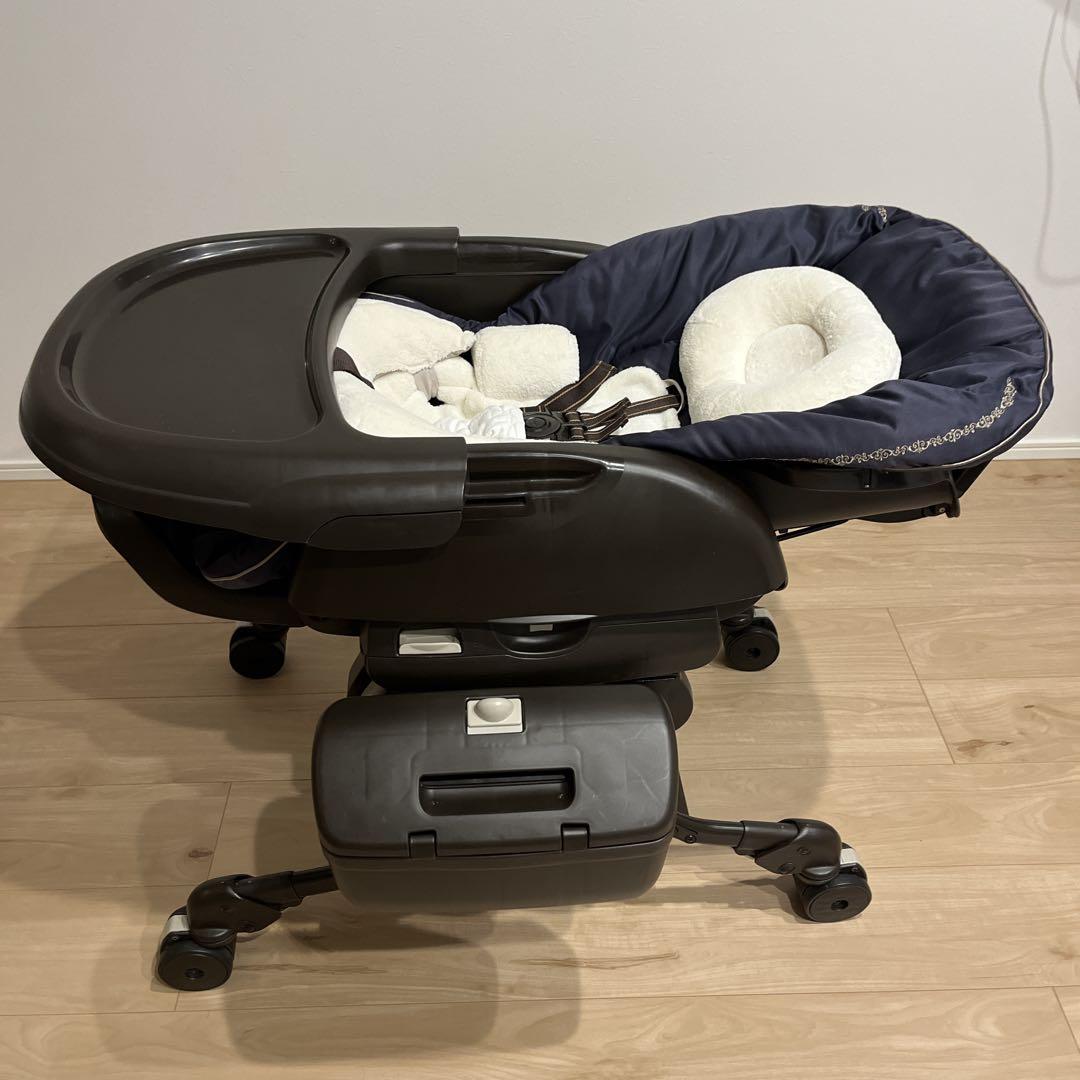 【極美品】Combi ネムリラ オートスウィング BEDi ネイビー 付属品完備