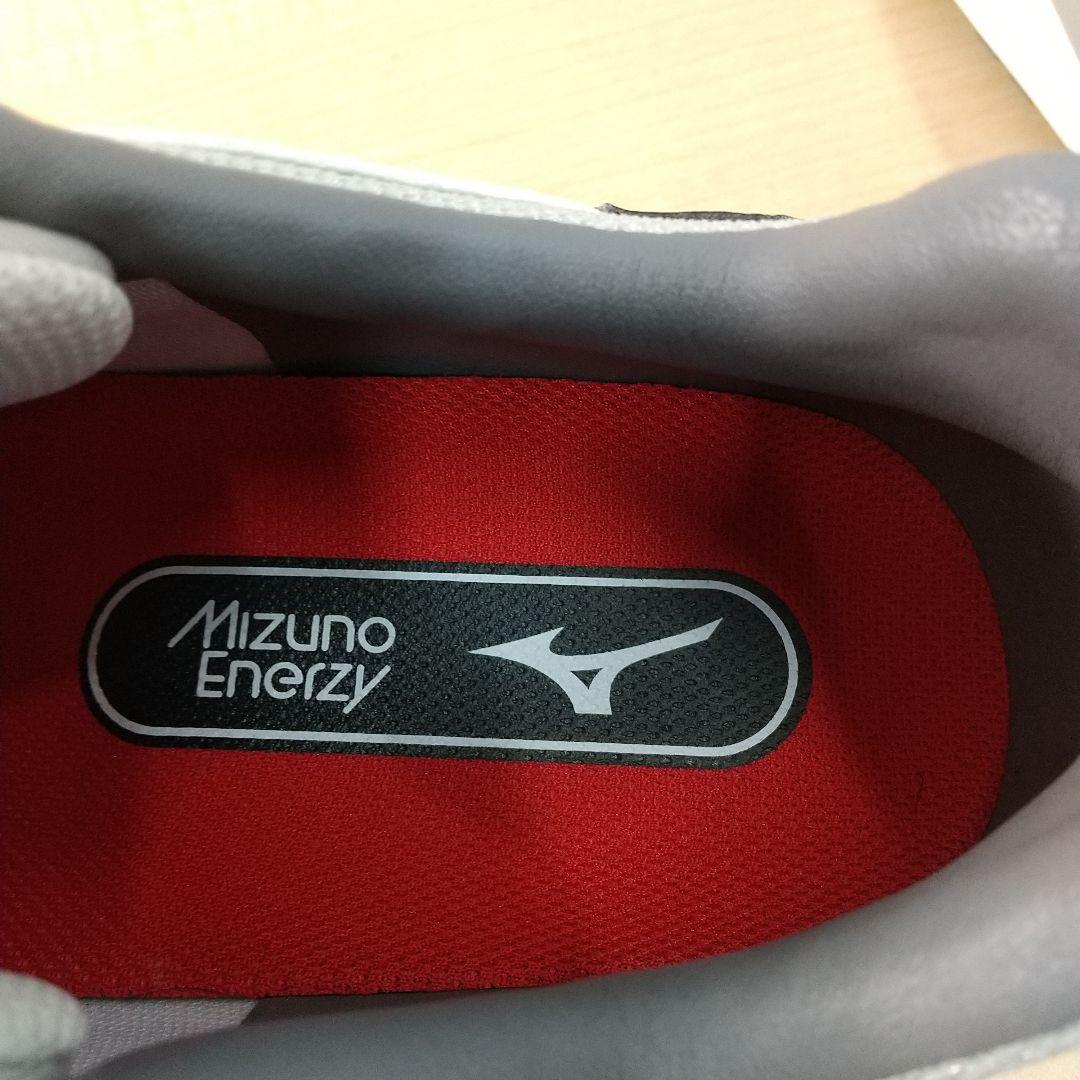 H972 Mizuno 安全靴 ホワイト ゴールド