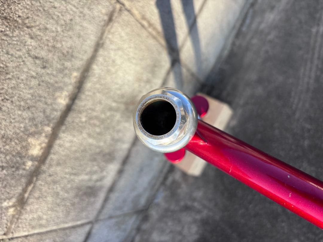 ピ*ザ様 NAGASAWA ピストバイク フレーム NJS 中野レッド C-C5