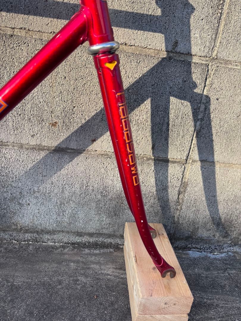 ピ*ザ様 NAGASAWA ピストバイク フレーム NJS 中野レッド C-C5