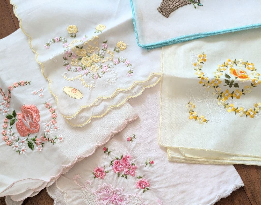 昭和レトロハンカチセット＆ウイスキー空き瓶