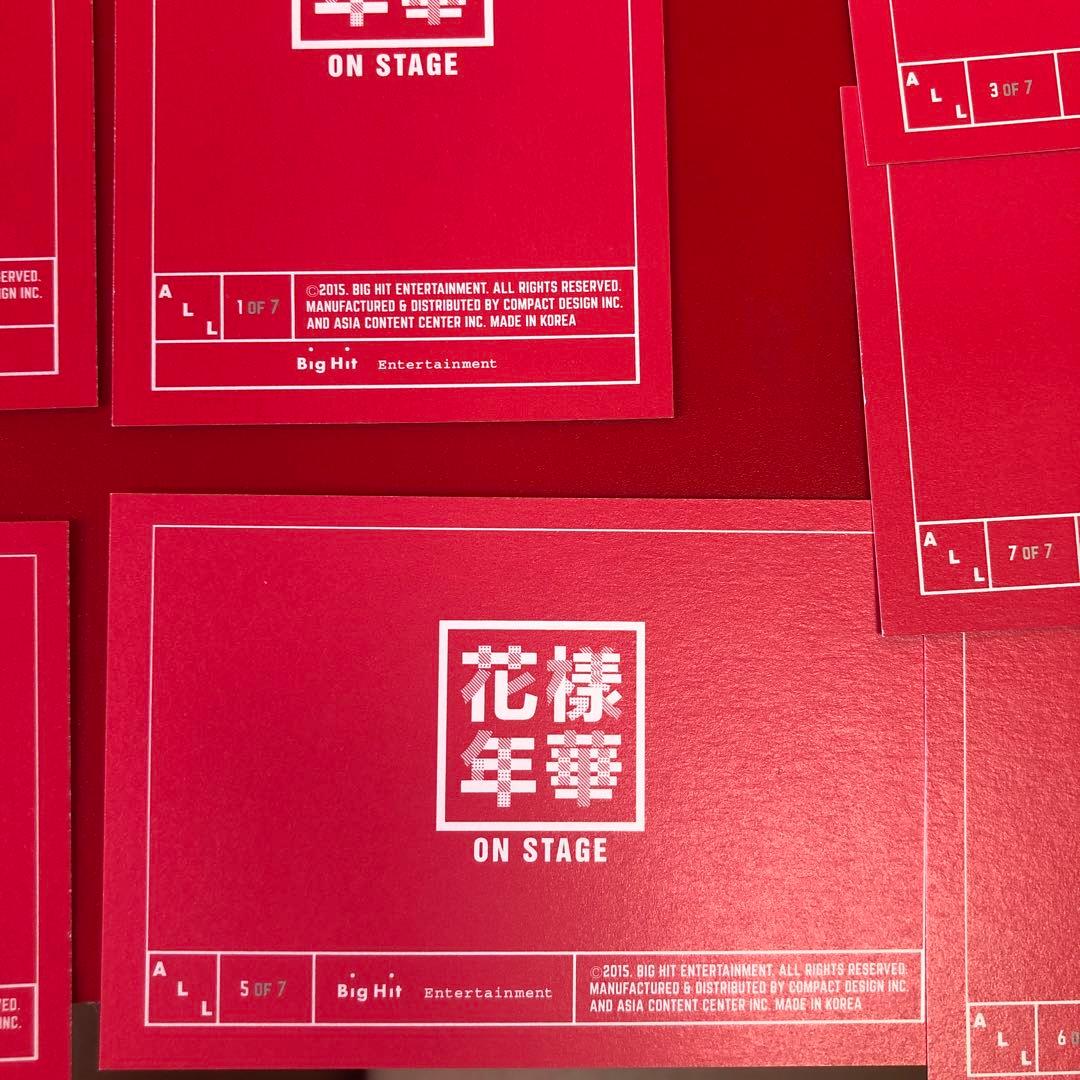 BTS 花様年華 オンステ ジョングク ALL ミニフォト コンプ