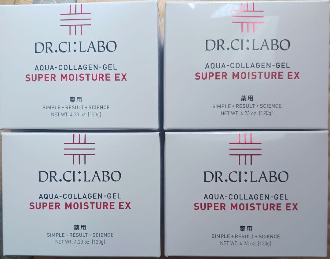 ドクターシーラボ 薬用ゲル 120g×4個 EX18 保湿 大容量