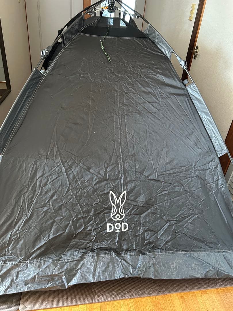 DOD ワンタッチテント ブラック　値引しました