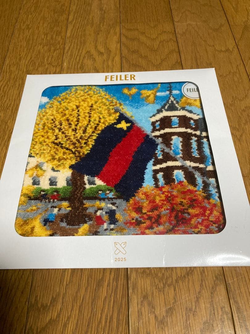 非売品　慶應大学　フェイラーコラボ　ハンカチタオル　連合三田会大会　新品未使用