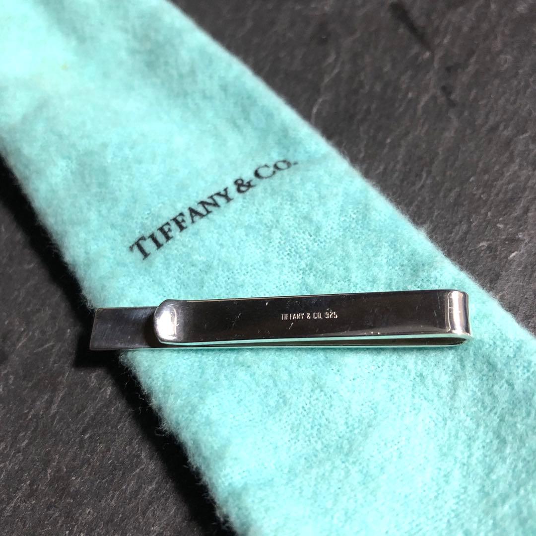 Tiffany エンジンターン ネクタイピン シルバー925