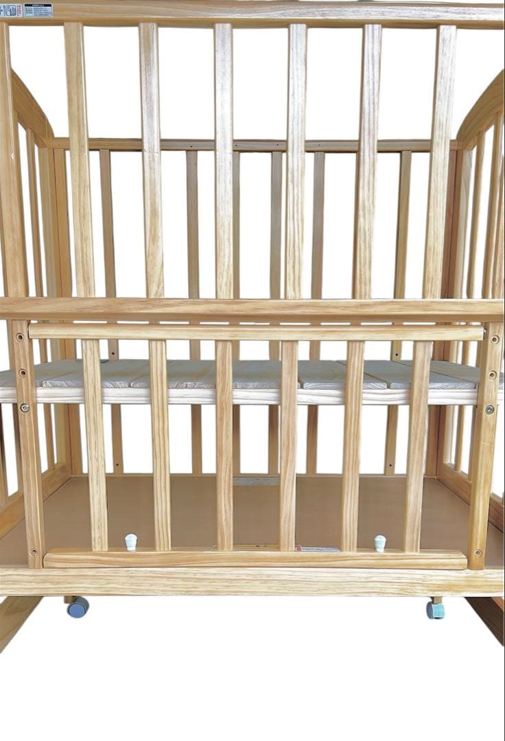 ⭐️美品⭐️ KATOJI ベビーベッド キャスター付き