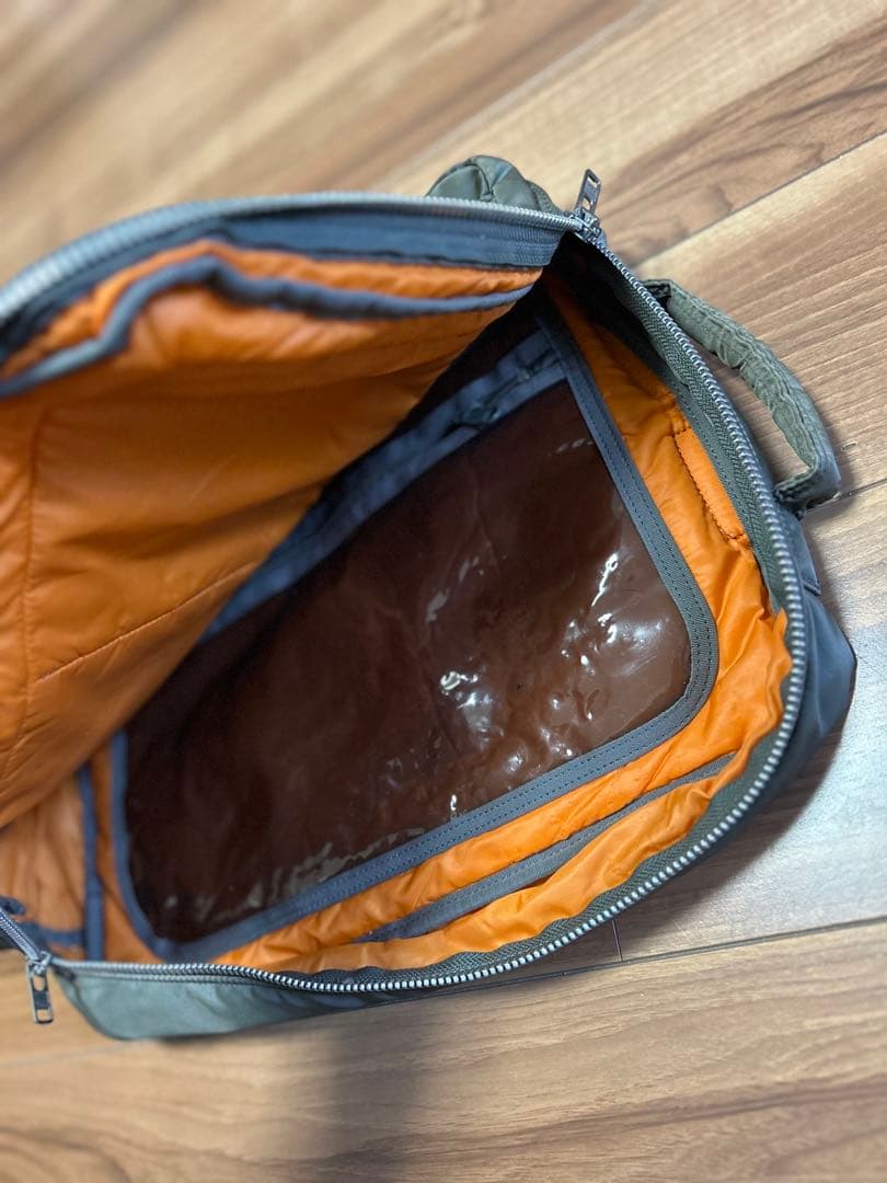 Porter ビンテージグリーンショルダーベルト無し