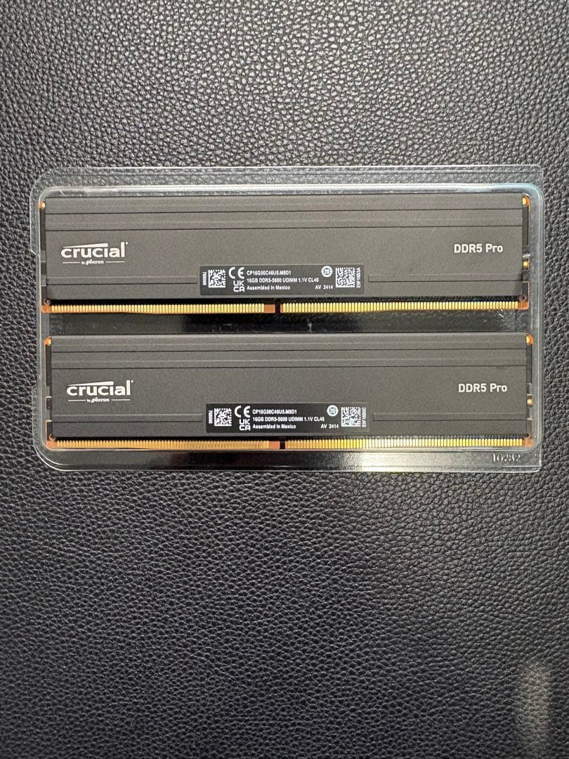 Crucial PRO デスクトップ用メモリ 16GB×2枚 DDR5-5600