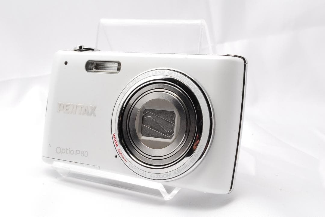 PENTAX Optio P80 ✨ホワイト✨コンパクトデジタルカメラ