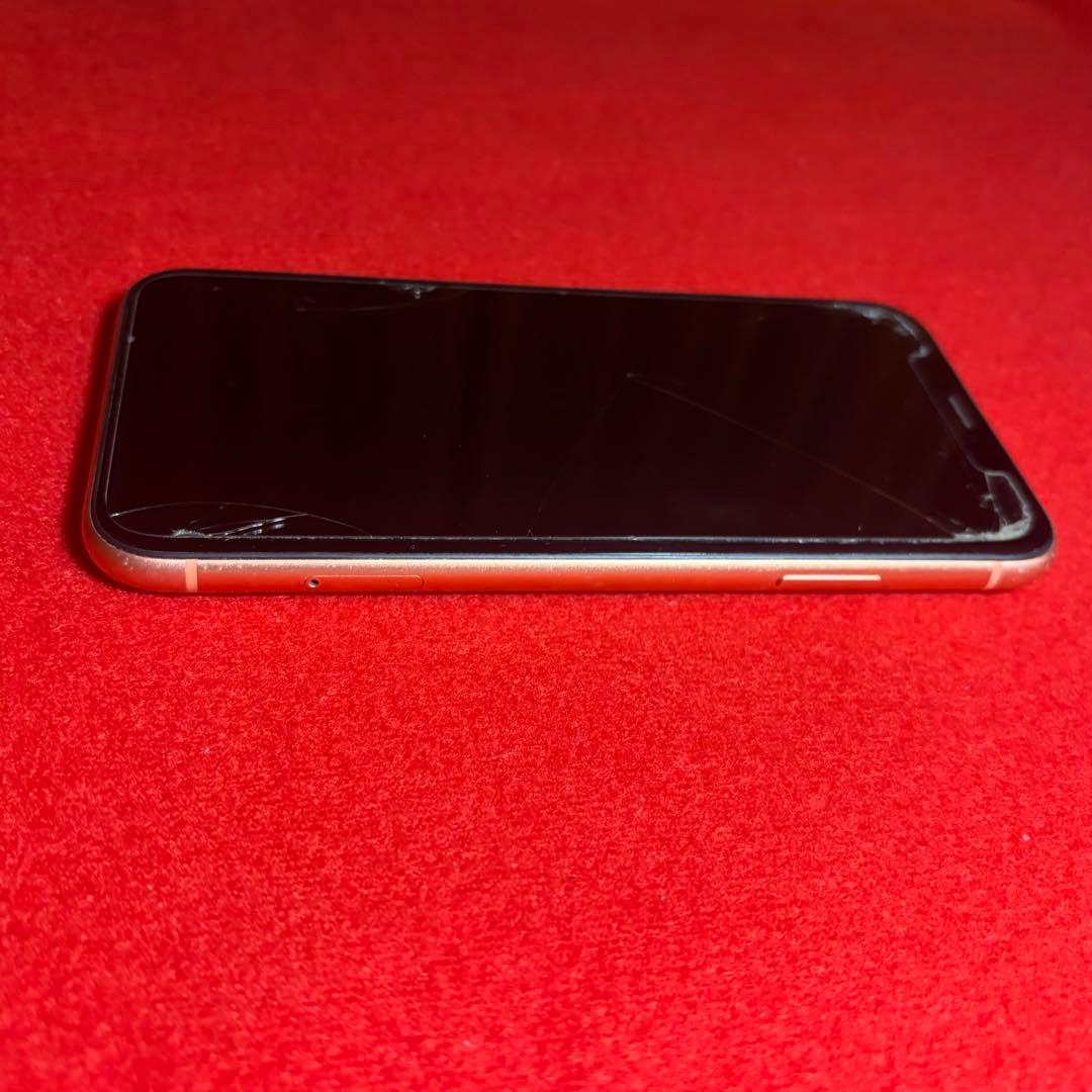 Apple iPhone XR コーラル 本体 イヤフォン付き