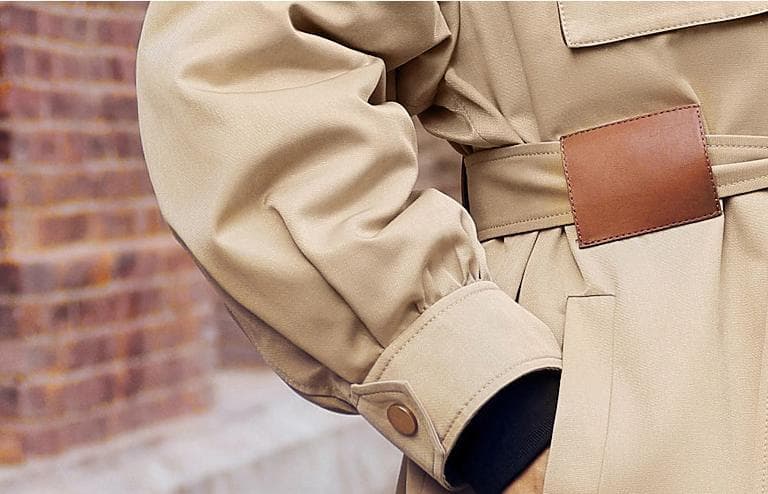 新品 ラビットファーライナーモッズコートフード付きラクーントリミング毛皮ファー