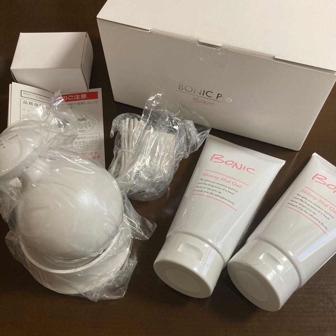 BONIC PRO EMSマシン本体、付属スキニーホットジェル2本