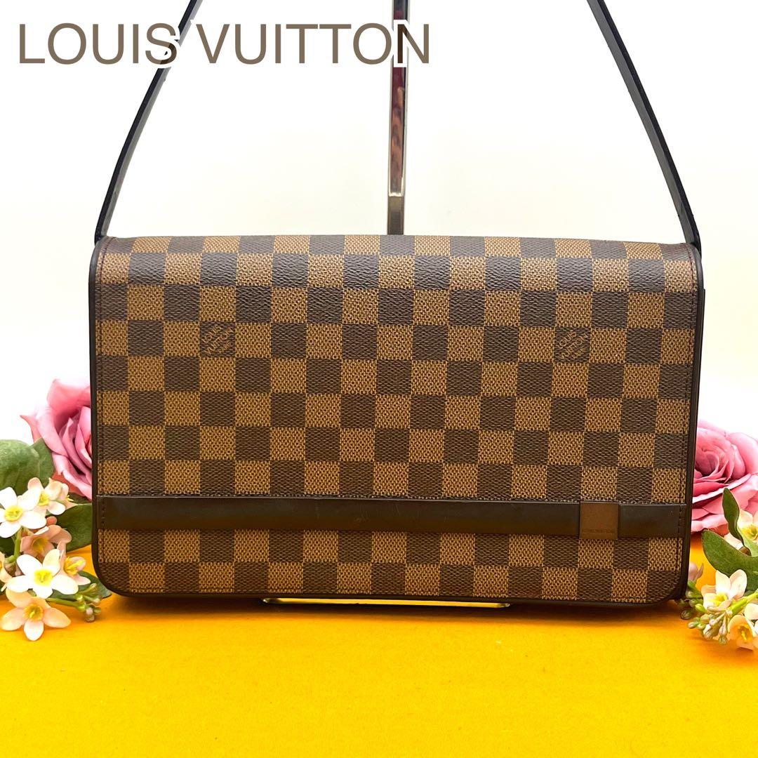 ✨希少✨ルイヴィトン　トライベッカ　ロン　ダミエ　エベヌ　ショルダーバッグ