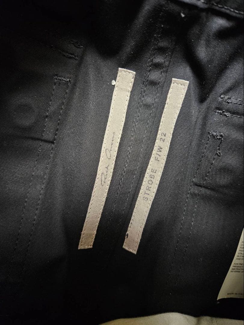 Rick Owens Mastodon Cargo / ツ 46 ブラック
