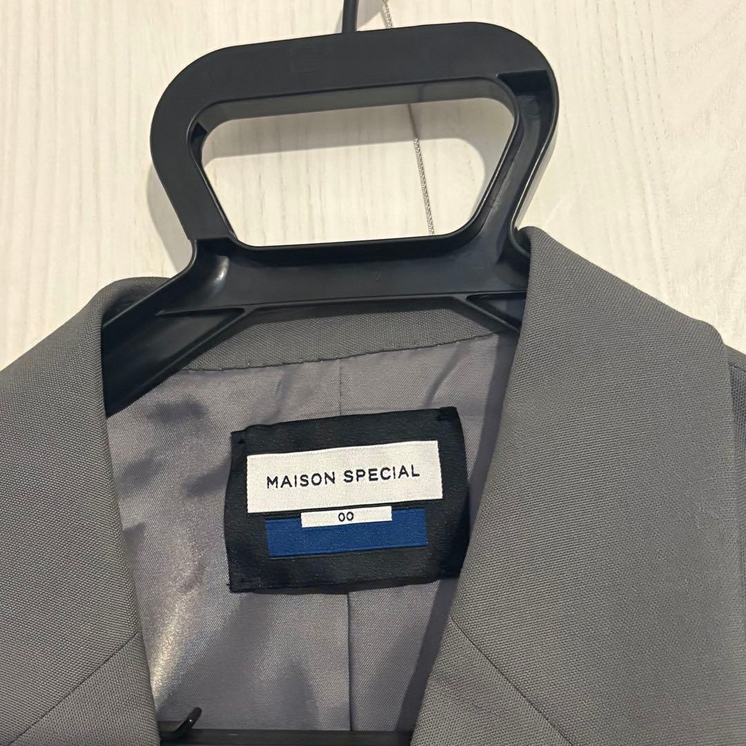 Maison Special 金ボタンダブルブレザー 00 グレー