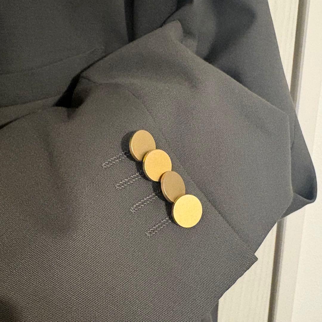 Maison Special 金ボタンダブルブレザー 00 グレー