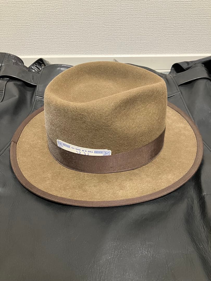 【THE H.W.DOG&CO】POINT-H 40 ブラウン フェルトハット