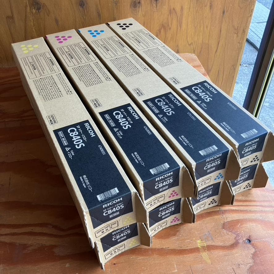 未使用品/RICOH SP トナー C840S 8本セット
