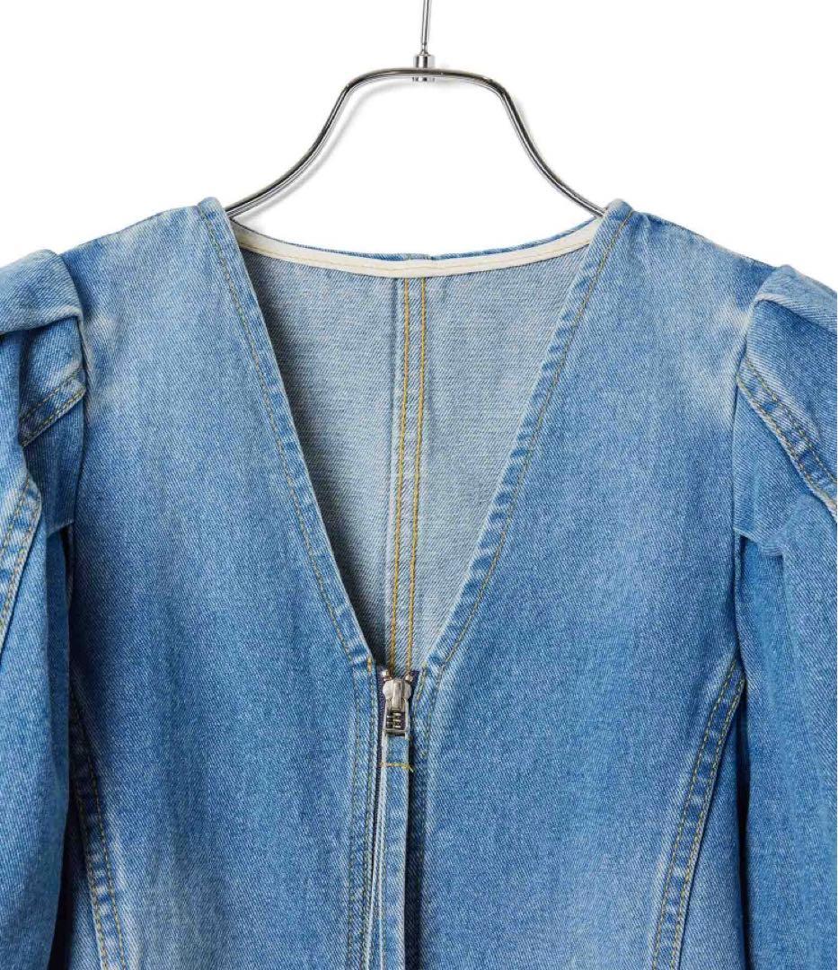 アダムエロペ　デニムブラウス　デニムジャケット　デニム