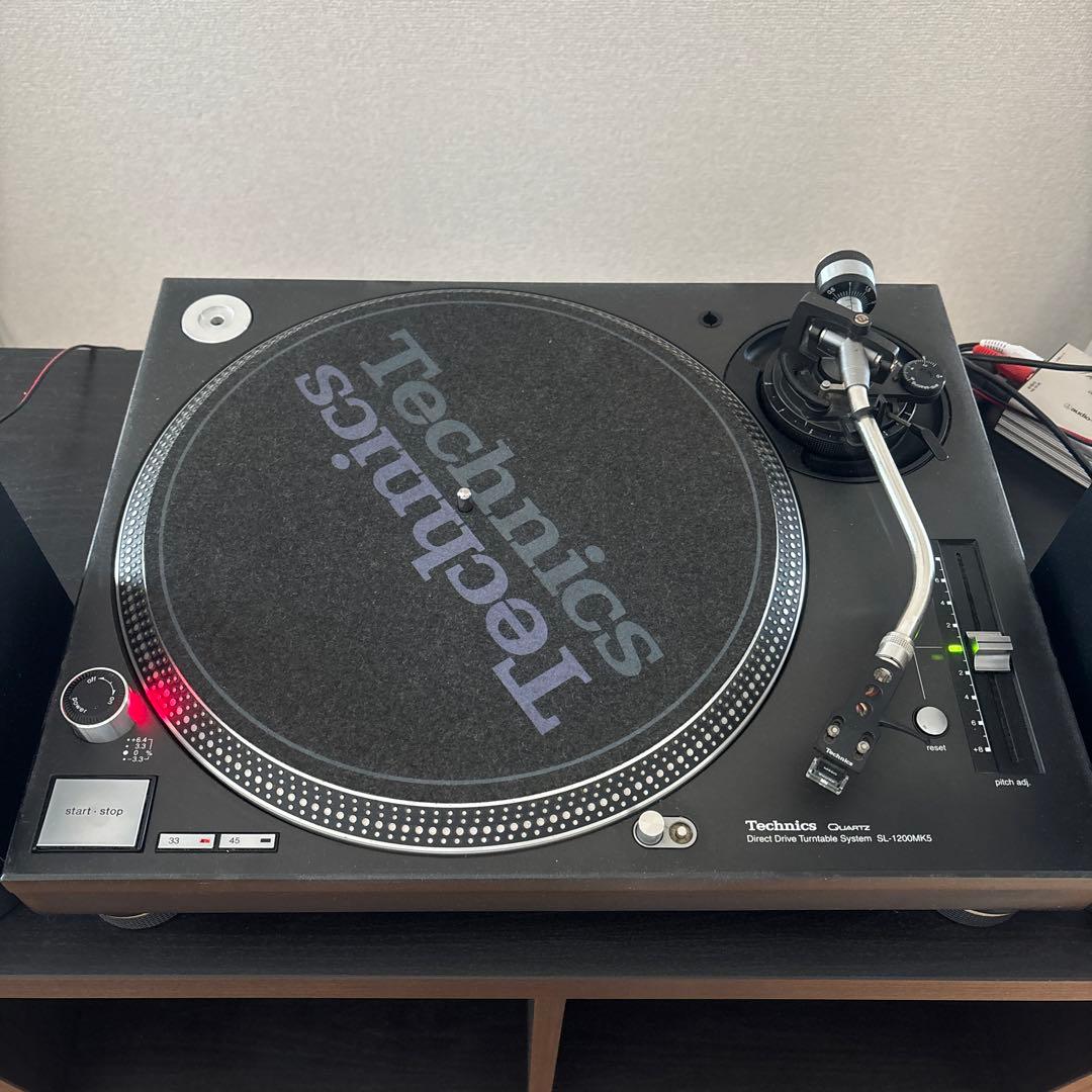 Technics SL-1200 MK5 ターンテーブル スピーカー付き