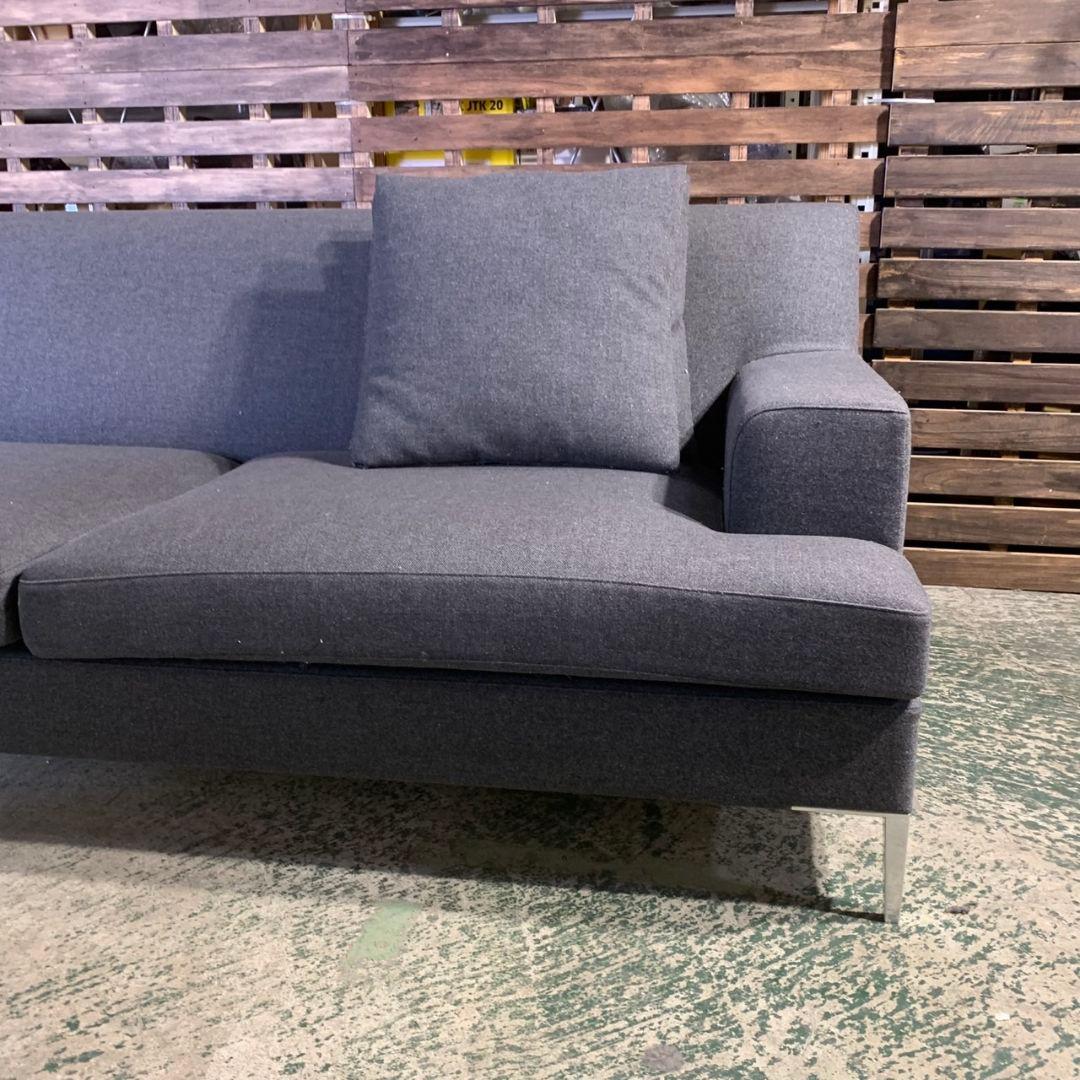 I174\" TIME & STYLE W1800 3人掛け ファブリック ソファ