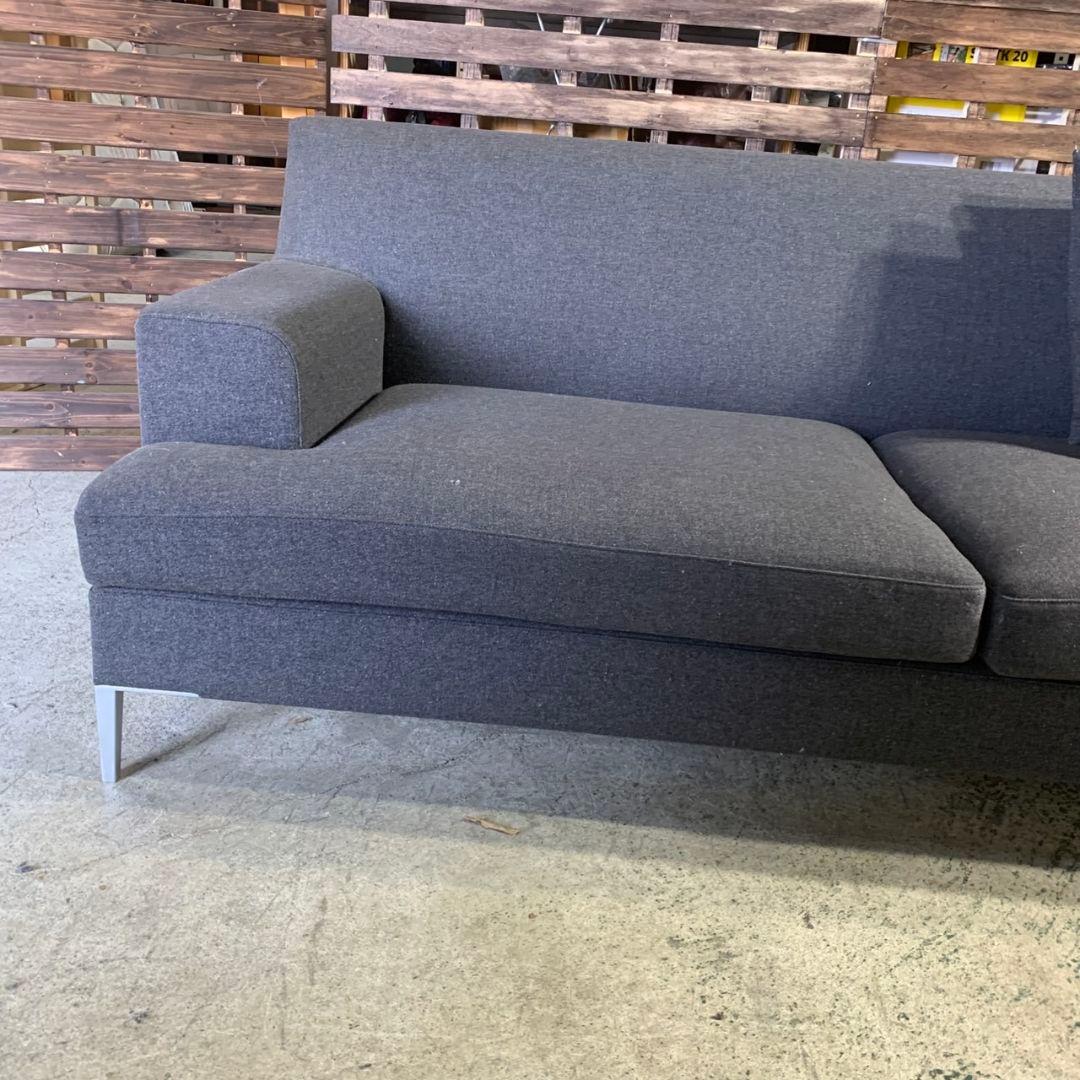 I174\" TIME & STYLE W1800 3人掛け ファブリック ソファ