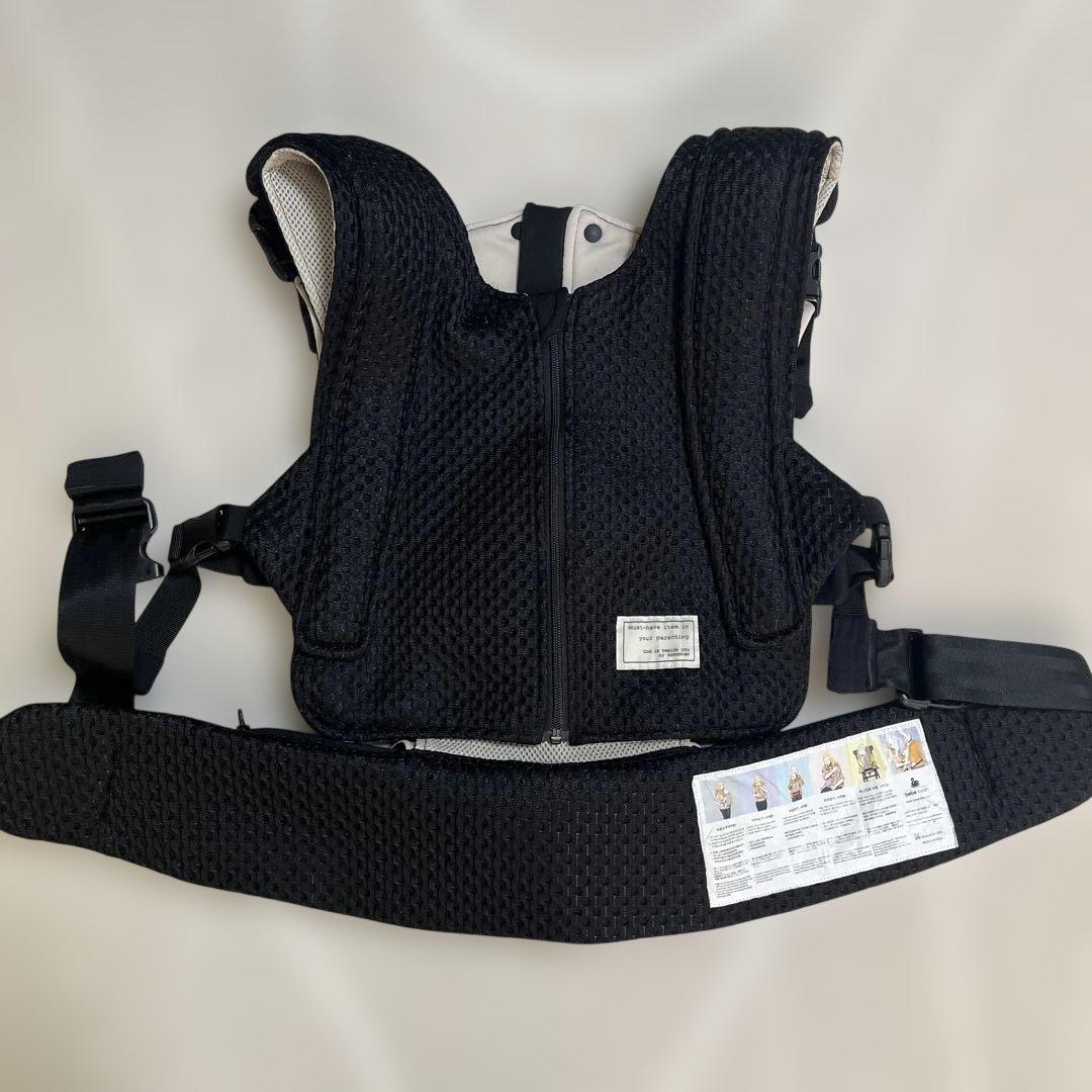 bebe swan 抱っこ紐 黒 メッシュ